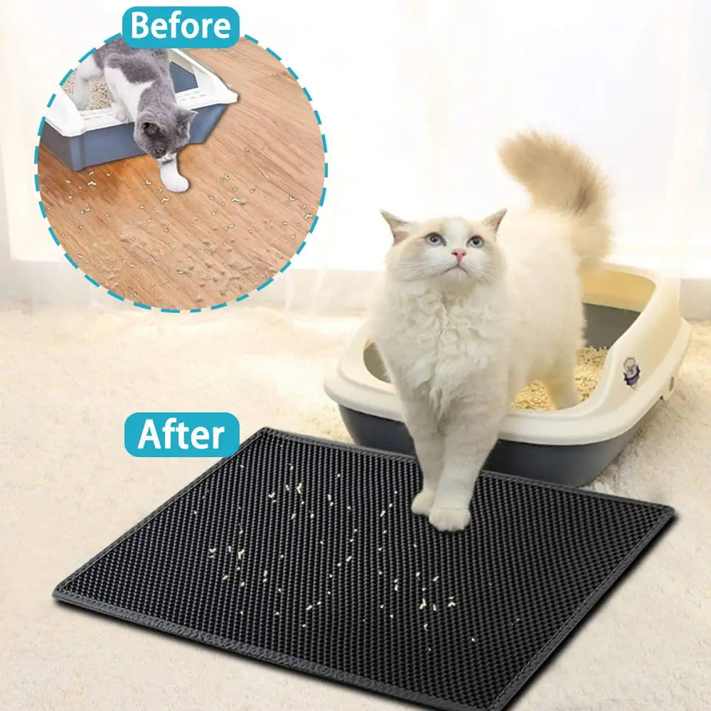 Waterproof Cat Litter Mat With Double Layer