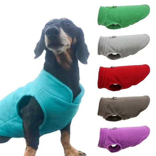 Warm Fleece Dogs Vest (With D Ring)