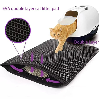 Waterproof Cat Litter Mat With Double Layer